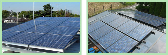太陽光発電システム設置例